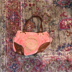 Juicy Couture velour small handbag